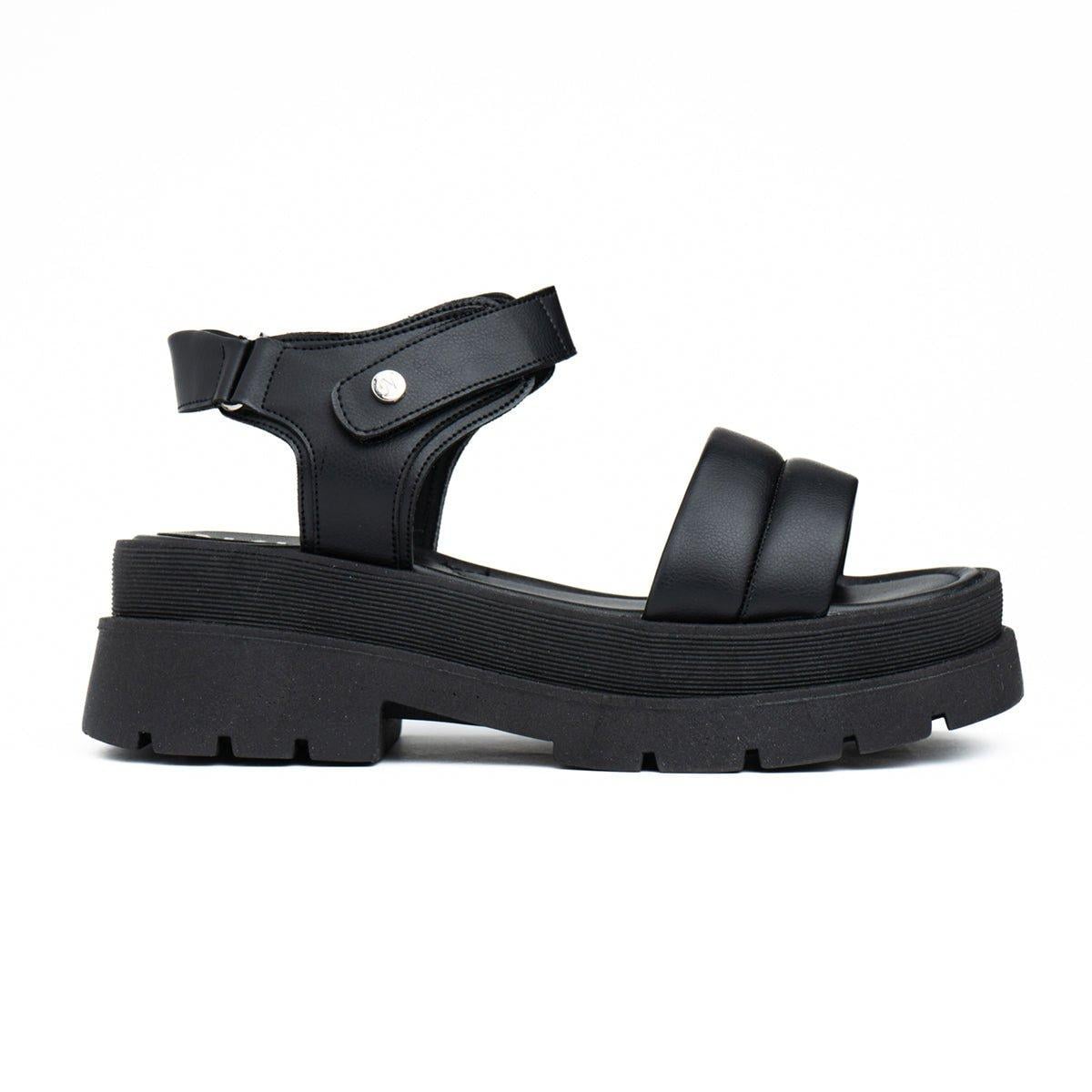 SANDALIAS CASUALES MUJER ETCHE NEGRO - 4