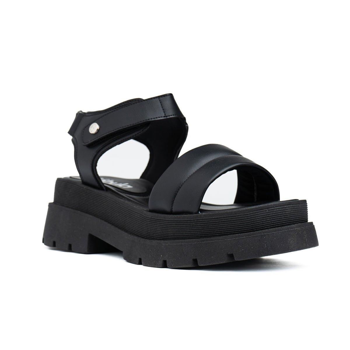 SANDALIAS CASUALES MUJER ETCHE NEGRO - 5