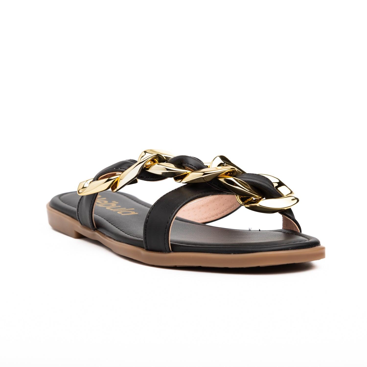SANDALIAS CASUALES MUJER LAGOS NEGRO - 4