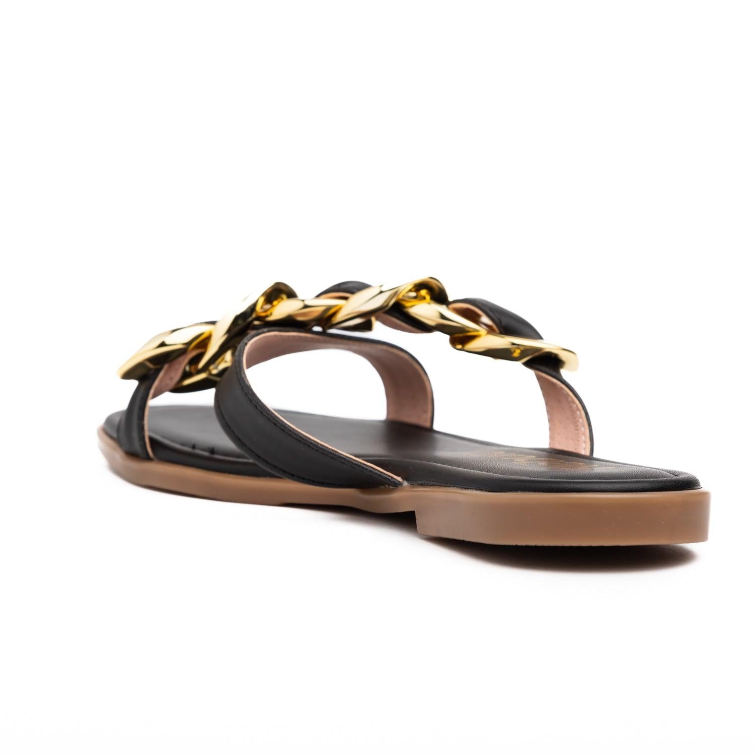 SANDALIAS CASUALES MUJER LAGOS NEGRO - 5