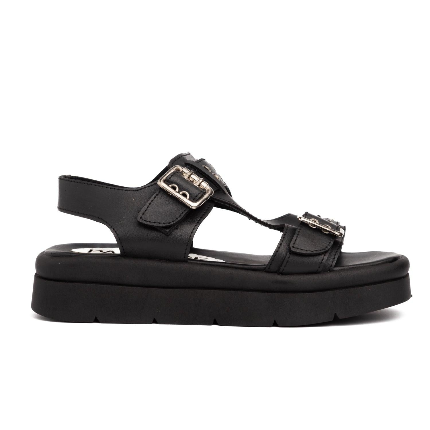 SANDALIAS CASUALES MUJER POLANCO NEGRO - 2