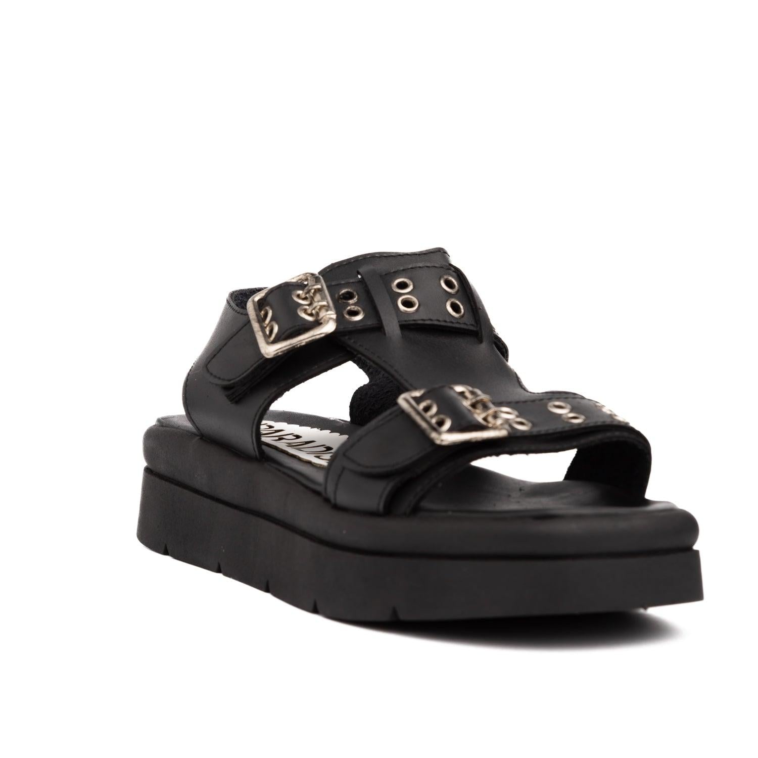 SANDALIAS CASUALES MUJER POLANCO NEGRO - 3