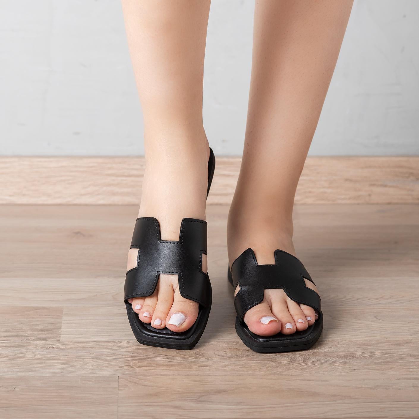 SANDALIAS CASUALES MUJER HORUS NEGRO - 2