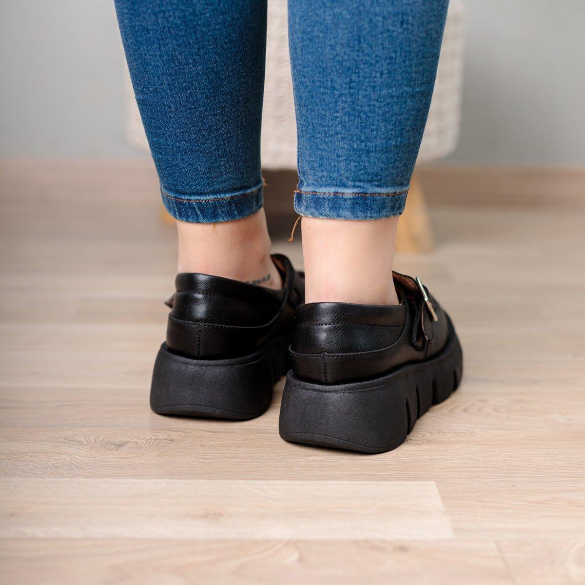 SANDALIAS CASUALES MUJER MOTIV NEGRO - 3
