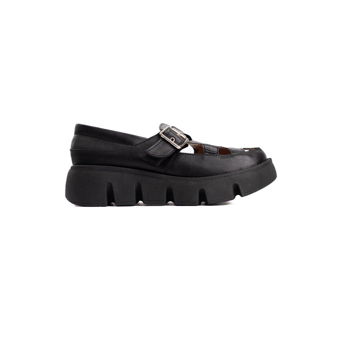 SANDALIAS CASUALES MUJER MOTIV NEGRO - 4
