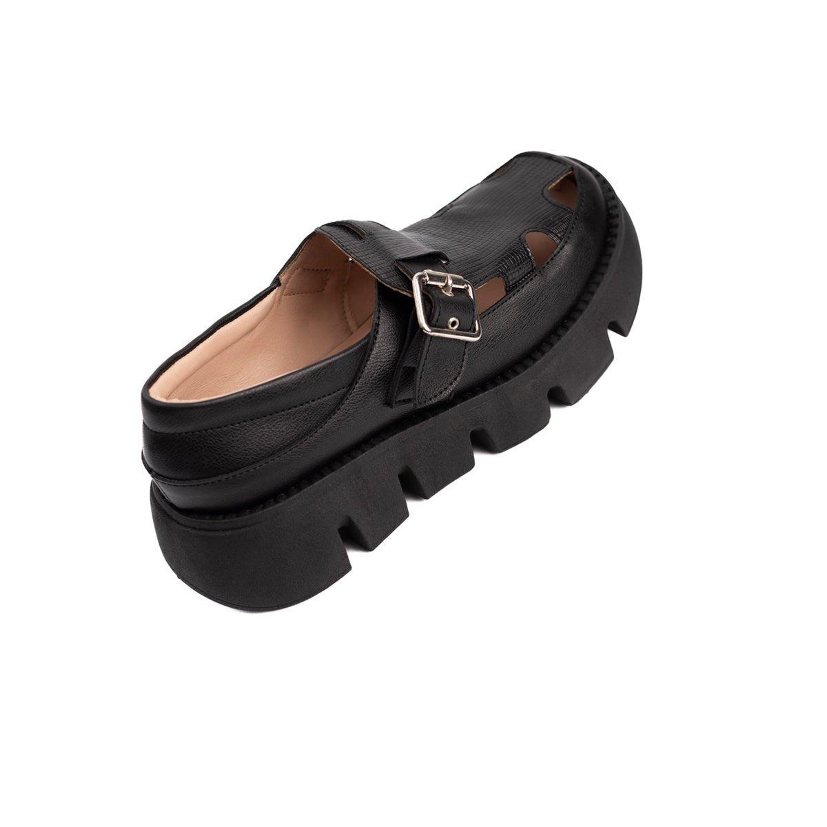 SANDALIAS CASUALES MUJER MOTIV NEGRO - 6