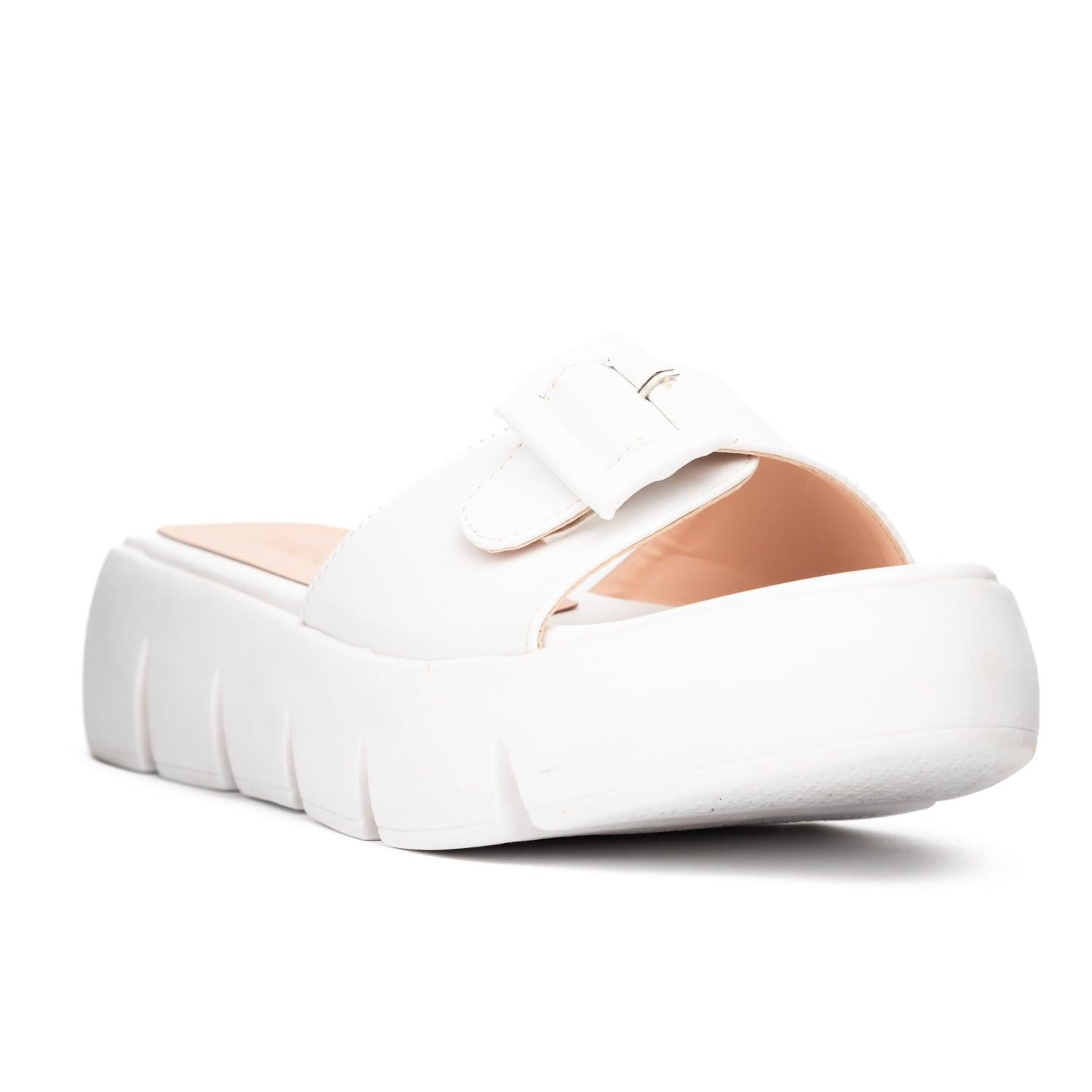 SANDALIAS CASUALES MUJER SCOTTIE BLANCO - 5