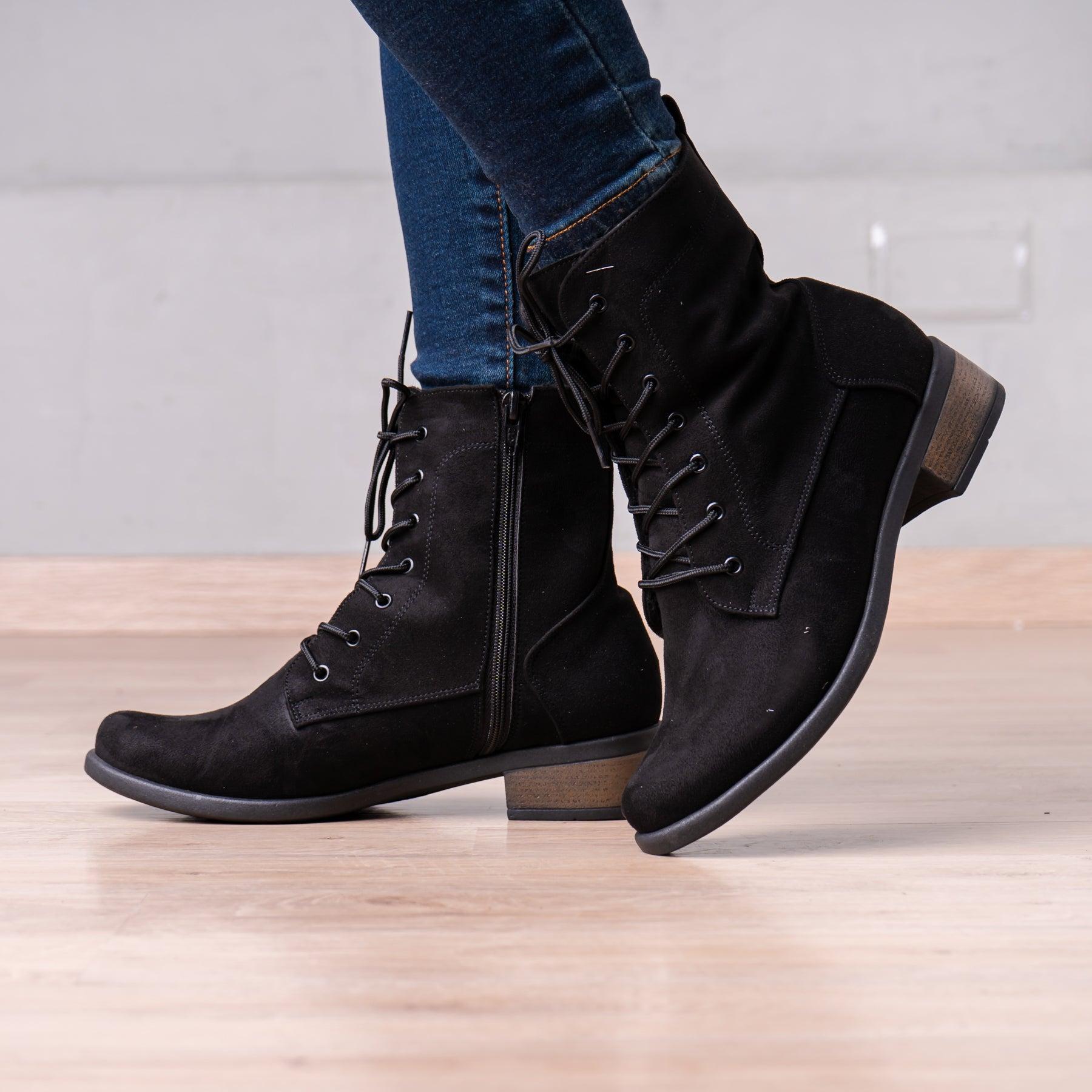 BOTINES MUJER NIZA 2.0 NEGRO - 1
