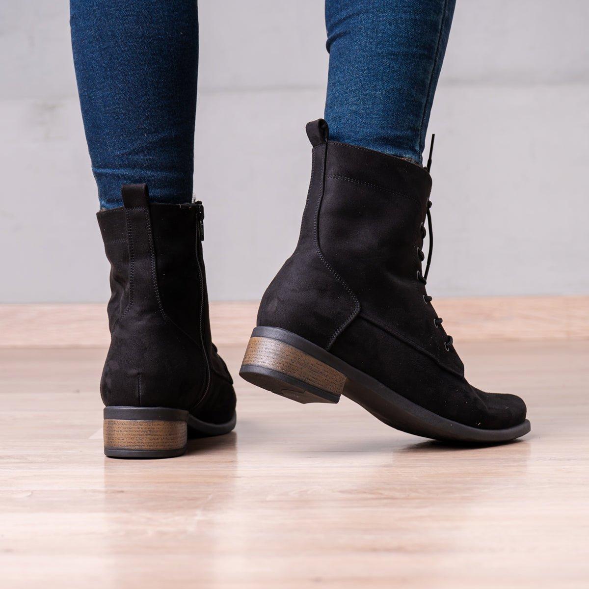 BOTINES MUJER NIZA 2.0 NEGRO - 3