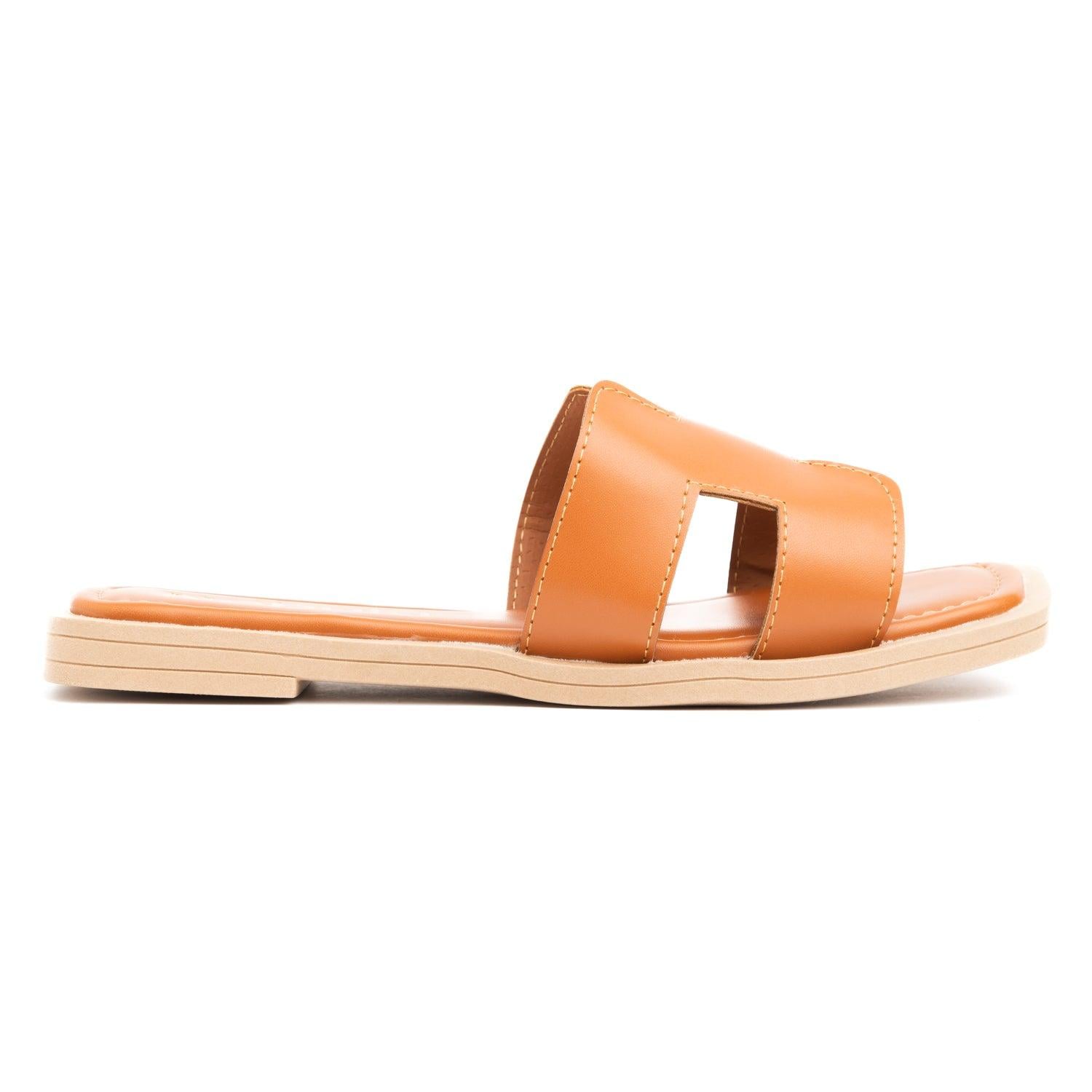 SANDALIAS CASUALES MUJER HORUS CAMEL - 4
