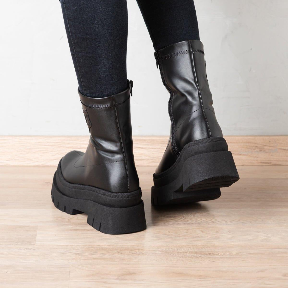 BOTAS MUJER LABELL NEGRO - 3