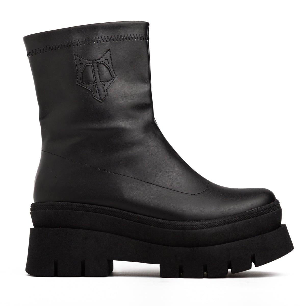 BOTAS MUJER LABELL NEGRO - 4