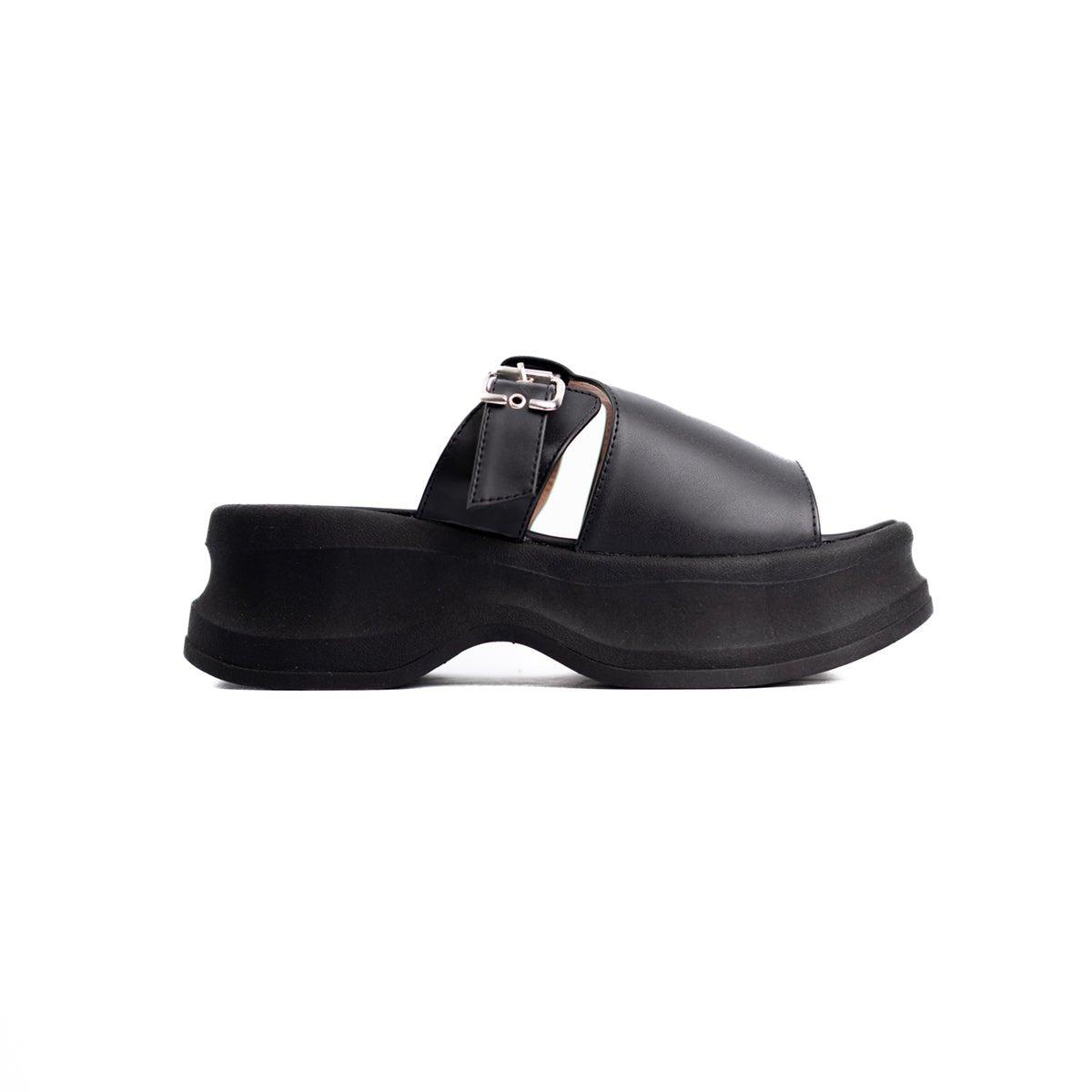 SANDALIAS CASUALES MUJER KVETA NEGRO - 4