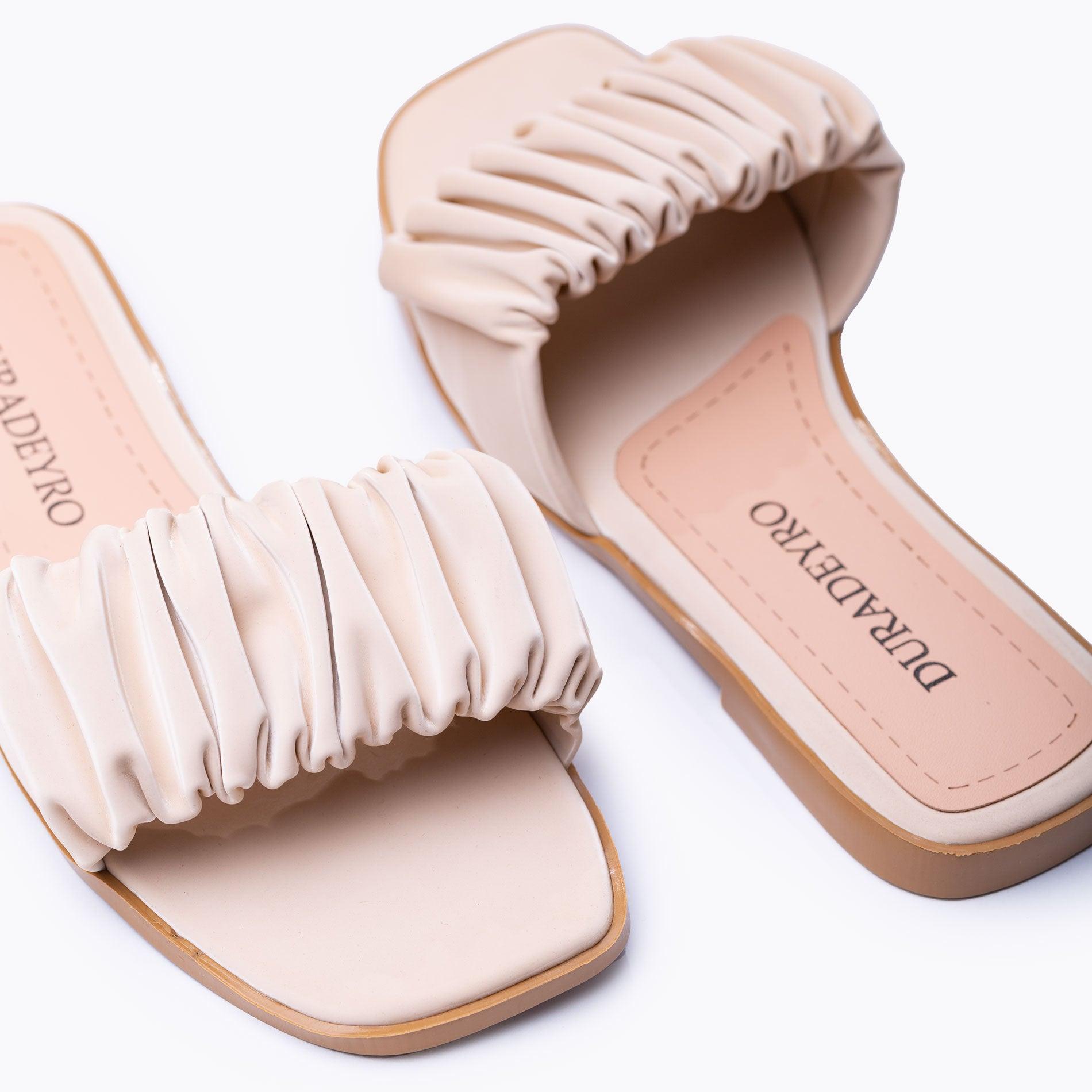 SANDALIAS CASUALES MUJER GENOVA BEIGE - 5