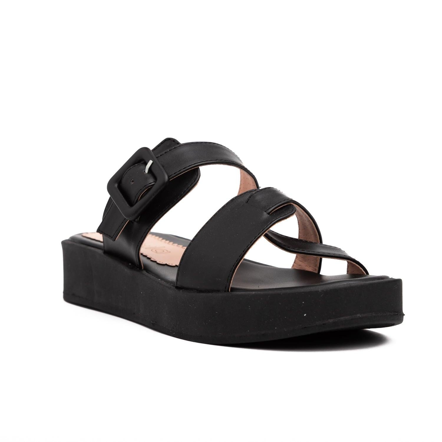 SANDALIAS CASUALES MUJER TEMUCO NEGRO - 3