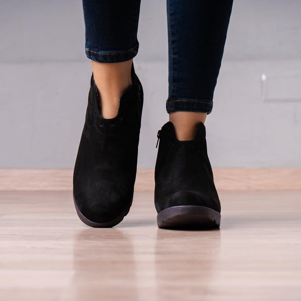 BOTINES MUJER ALTA NEGRO - 2