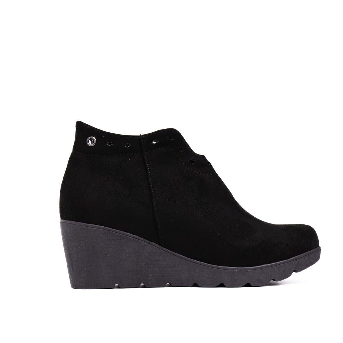 BOTINES MUJER ALTA NEGRO - 4