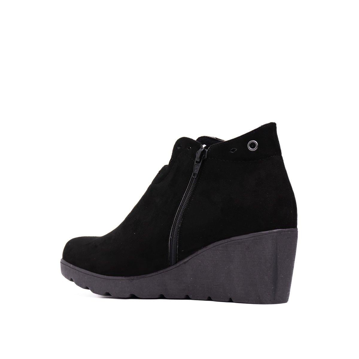 BOTINES MUJER ALTA NEGRO - 6