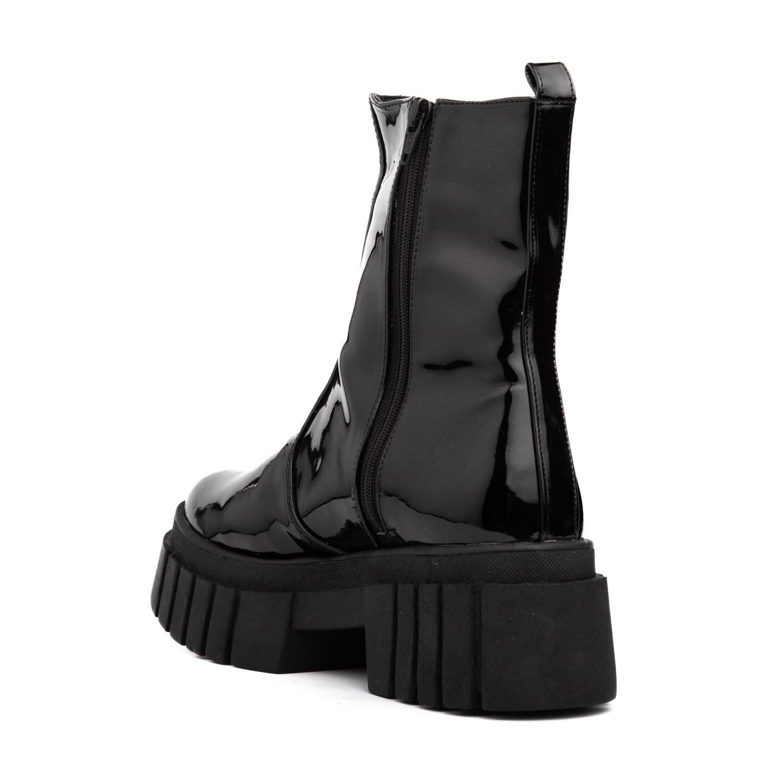 BOTAS MUJER ARTIGAS NEGRO CHAROL - 6