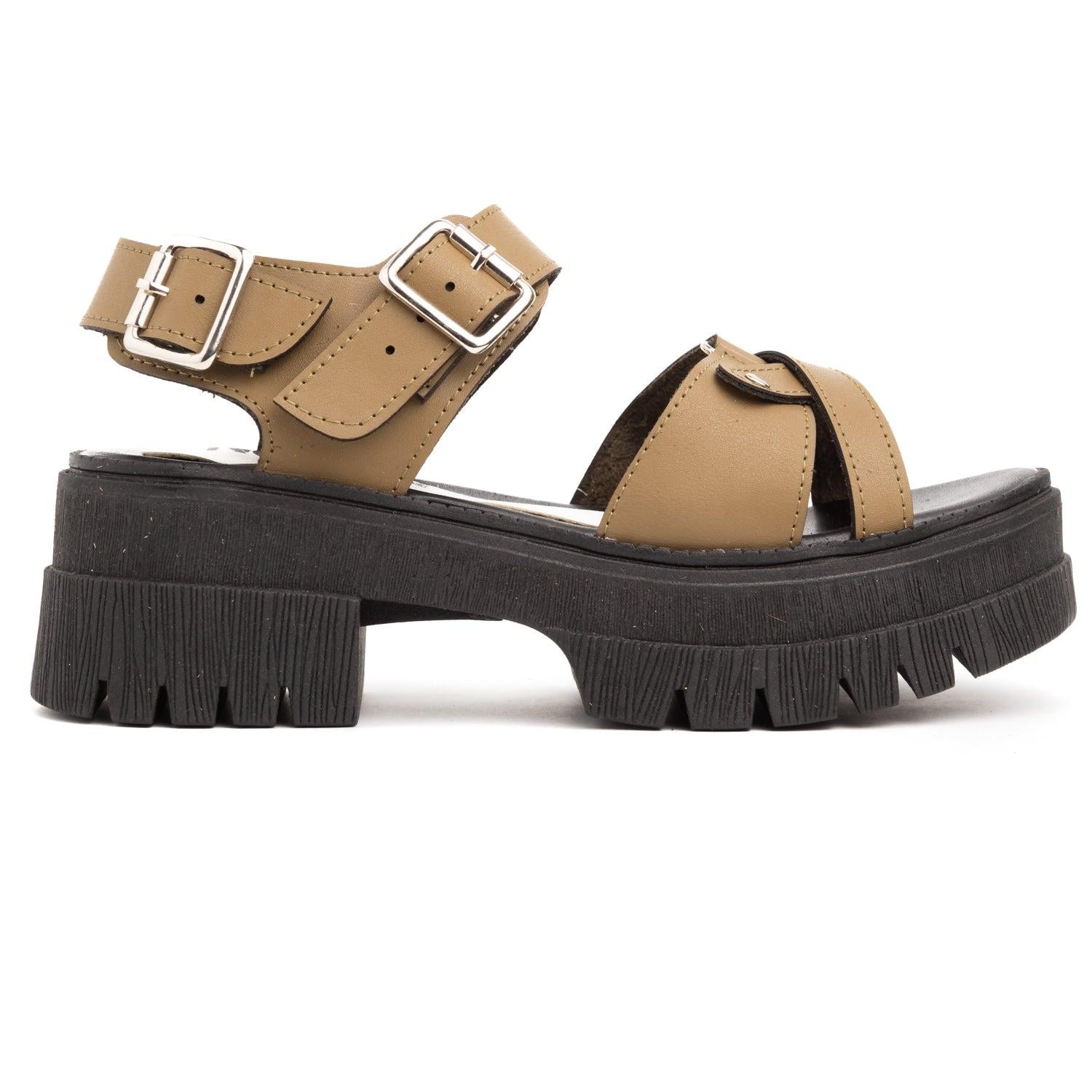 SANDALIAS CASUALES MUJER SENA VERDE - 4