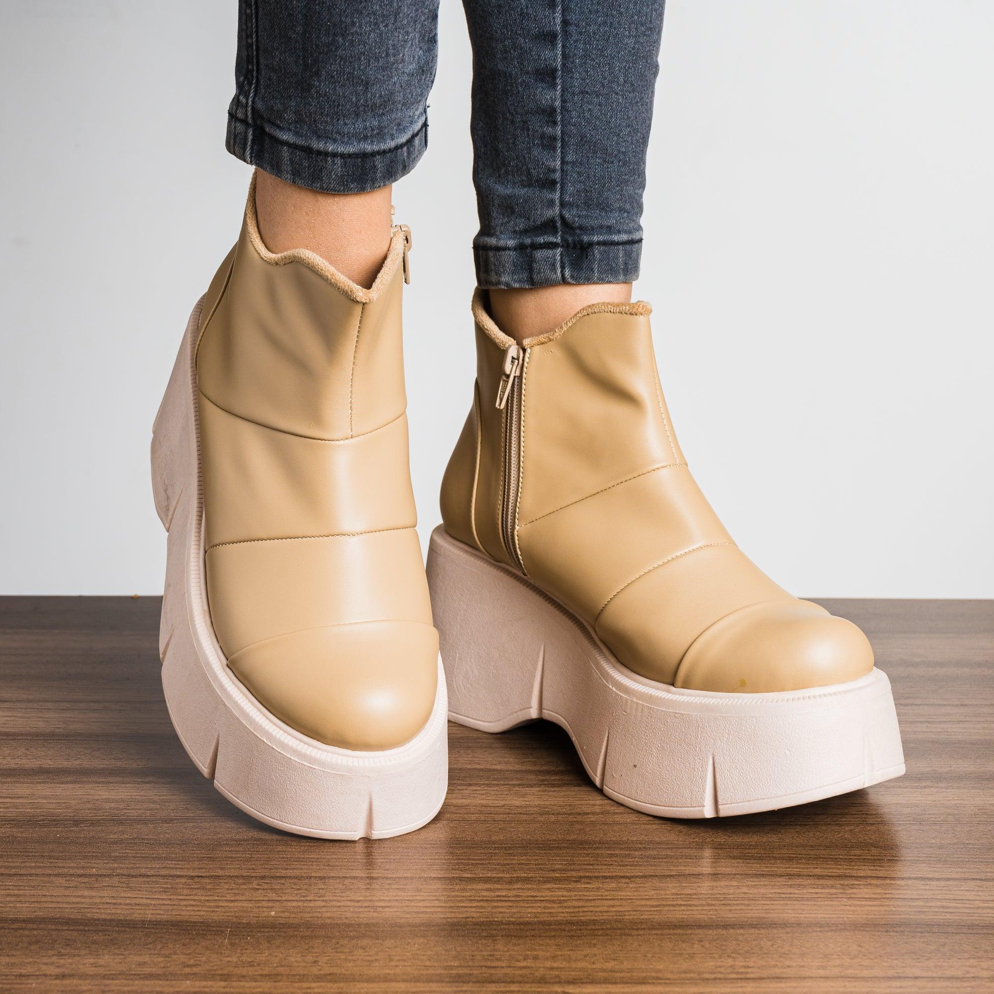 BOTAS MUJER SOPHIE BEIGE - 1