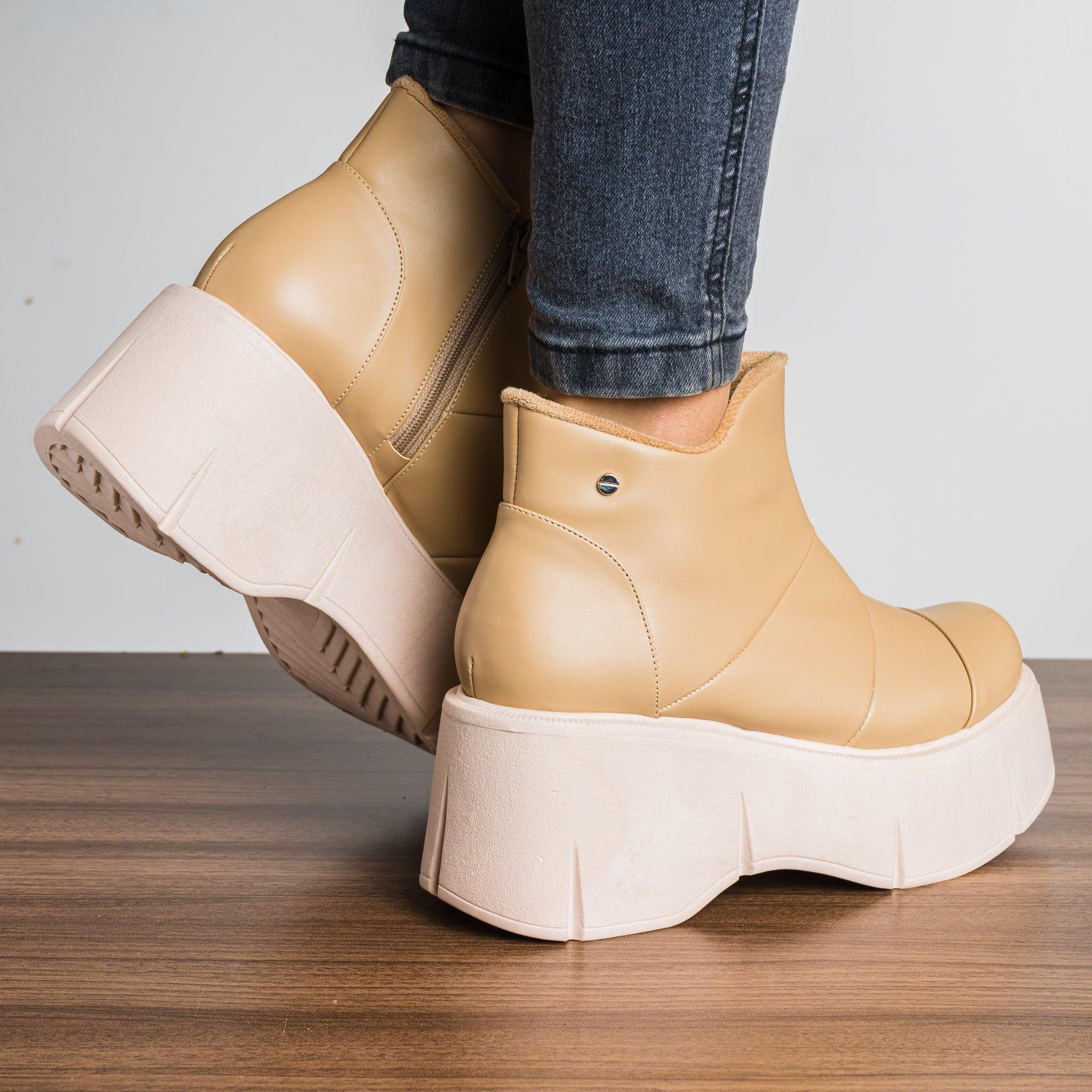 BOTAS MUJER SOPHIE BEIGE - 2