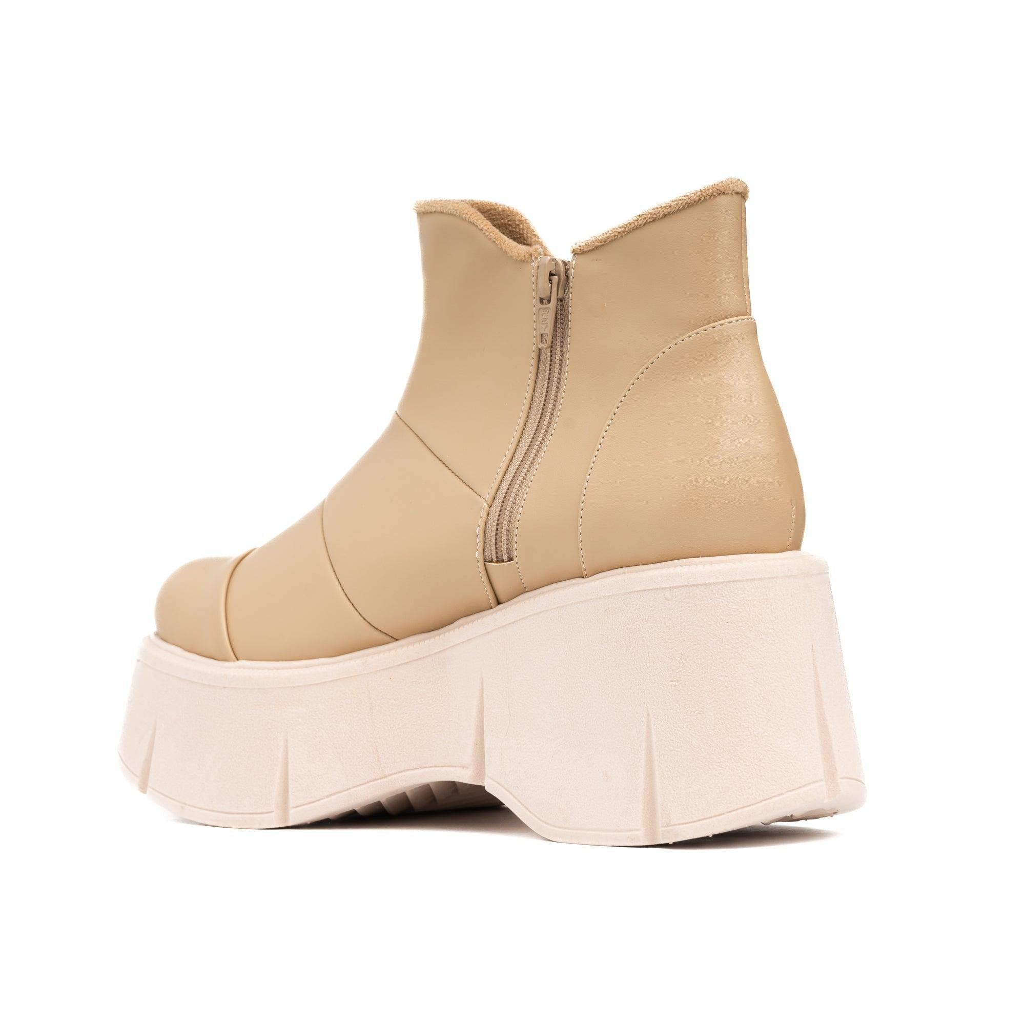 BOTAS MUJER SOPHIE BEIGE - 5