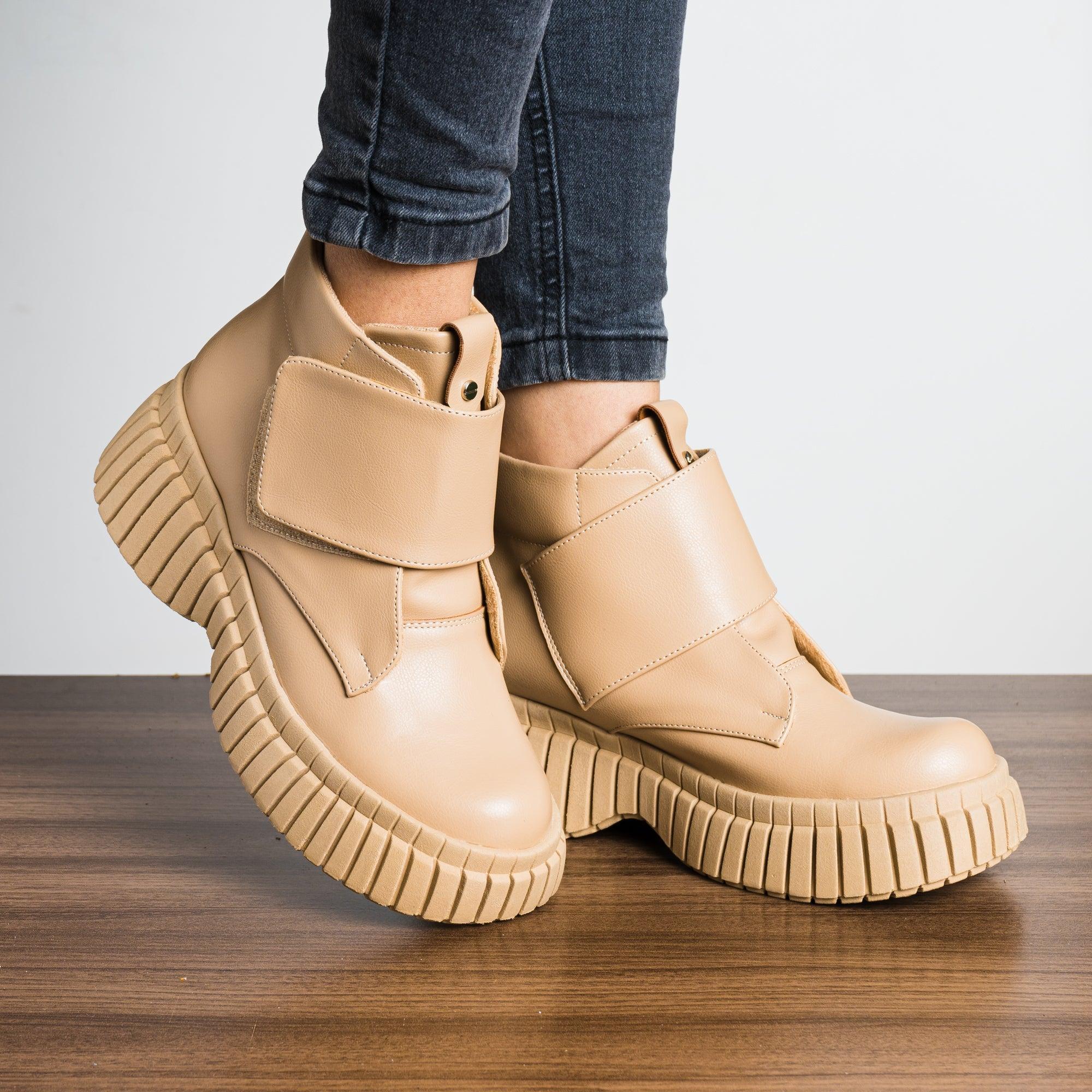 BOTAS MUJER DARYA BEIGE - 1