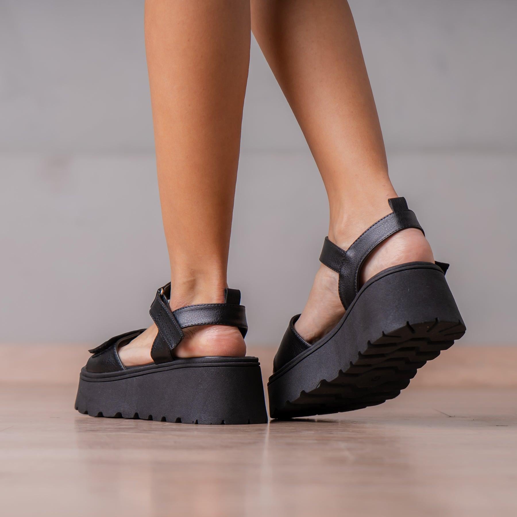 SANDALIAS CASUALES MUJER REYNALDA NEGRO - 3