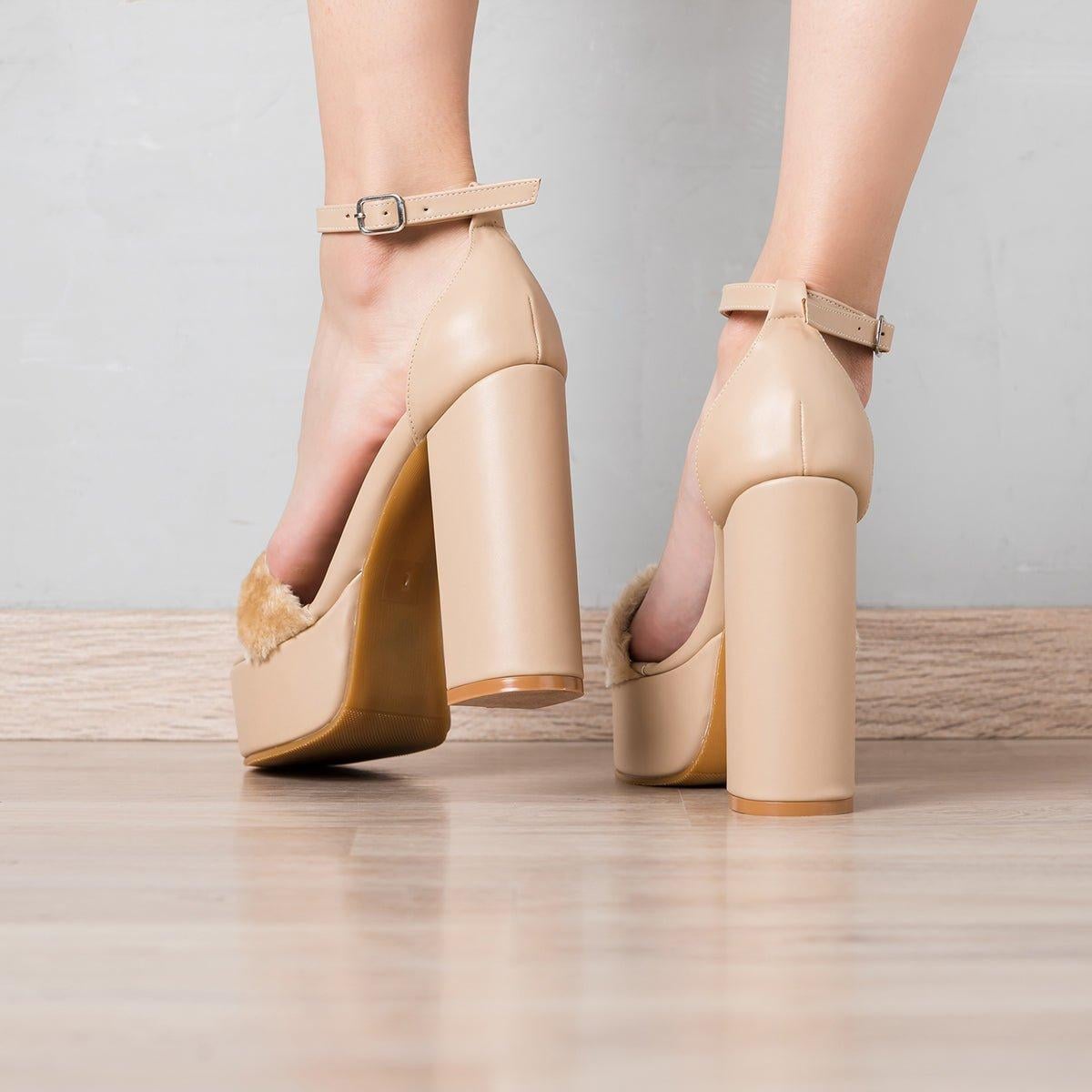 STILETTOS MUJER ZERI BEIGE - 3