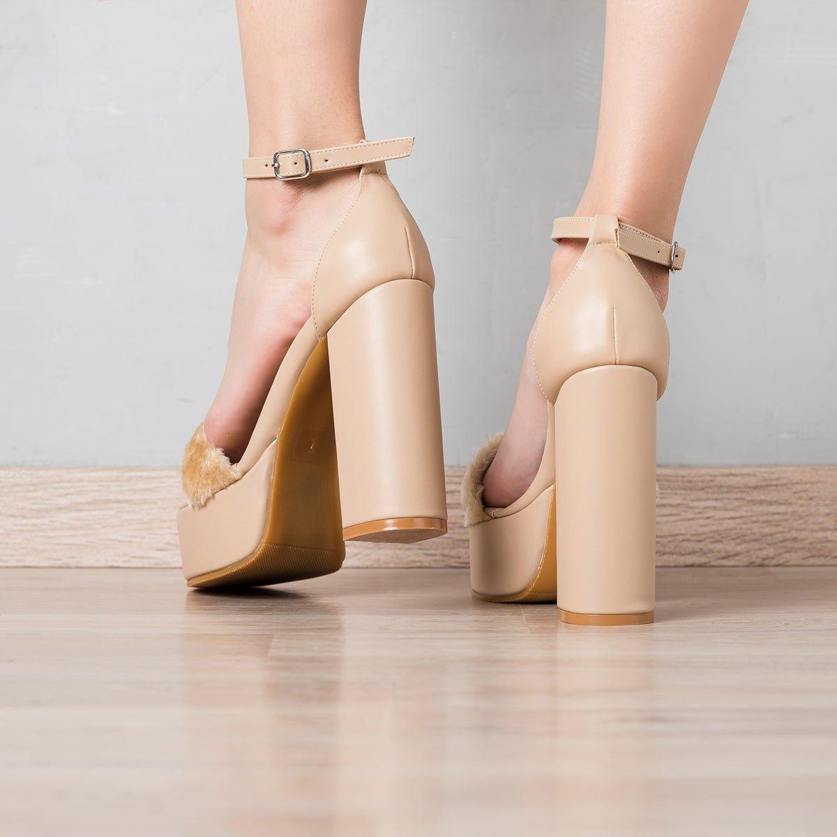 STILETTOS MUJER ZERI BEIGE - 3
