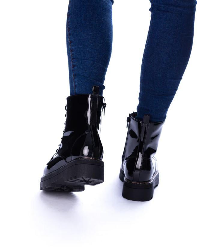 BOTAS MUJER BADO NEGRO CHAROL - 3
