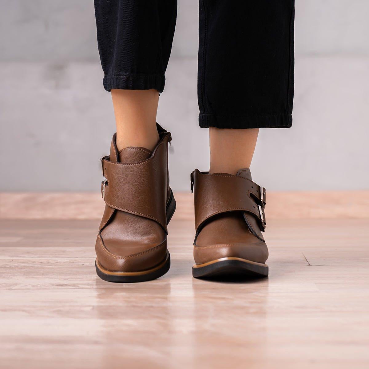 BOTINES MUJER ZOMARTH MARRÓN - 2