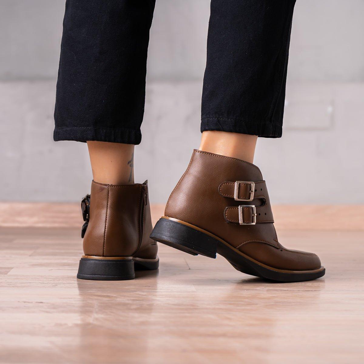 BOTINES MUJER ZOMARTH MARRÓN - 3
