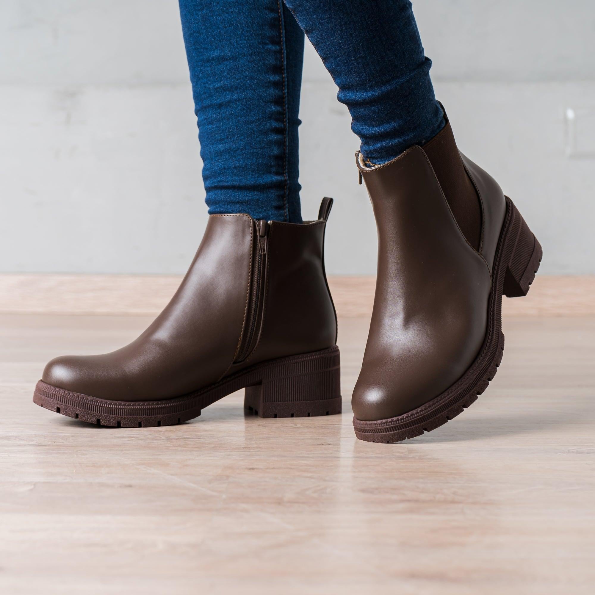 BOTAS MUJER AMSET MARRÓN - 1