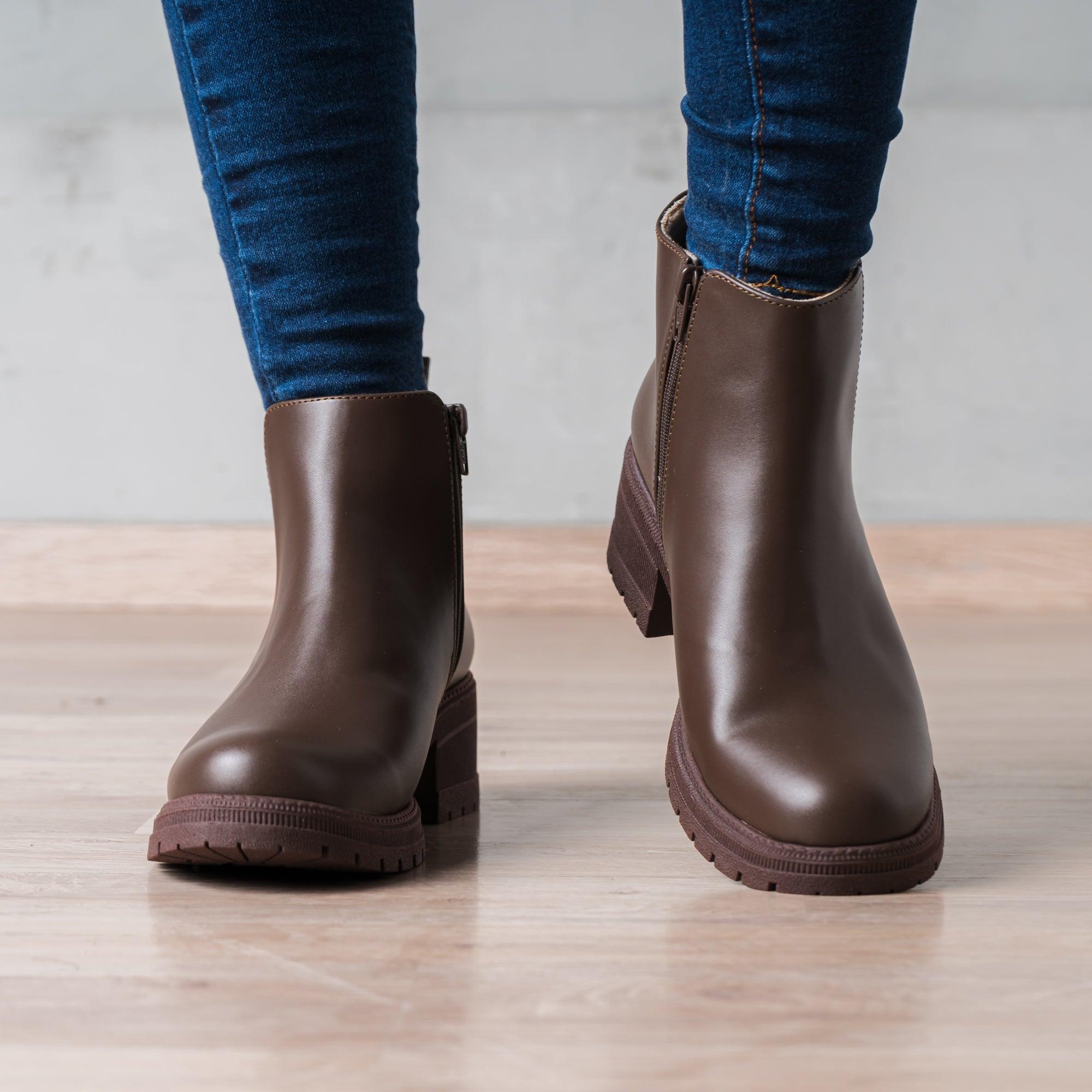 BOTAS MUJER AMSET MARRÓN - 2
