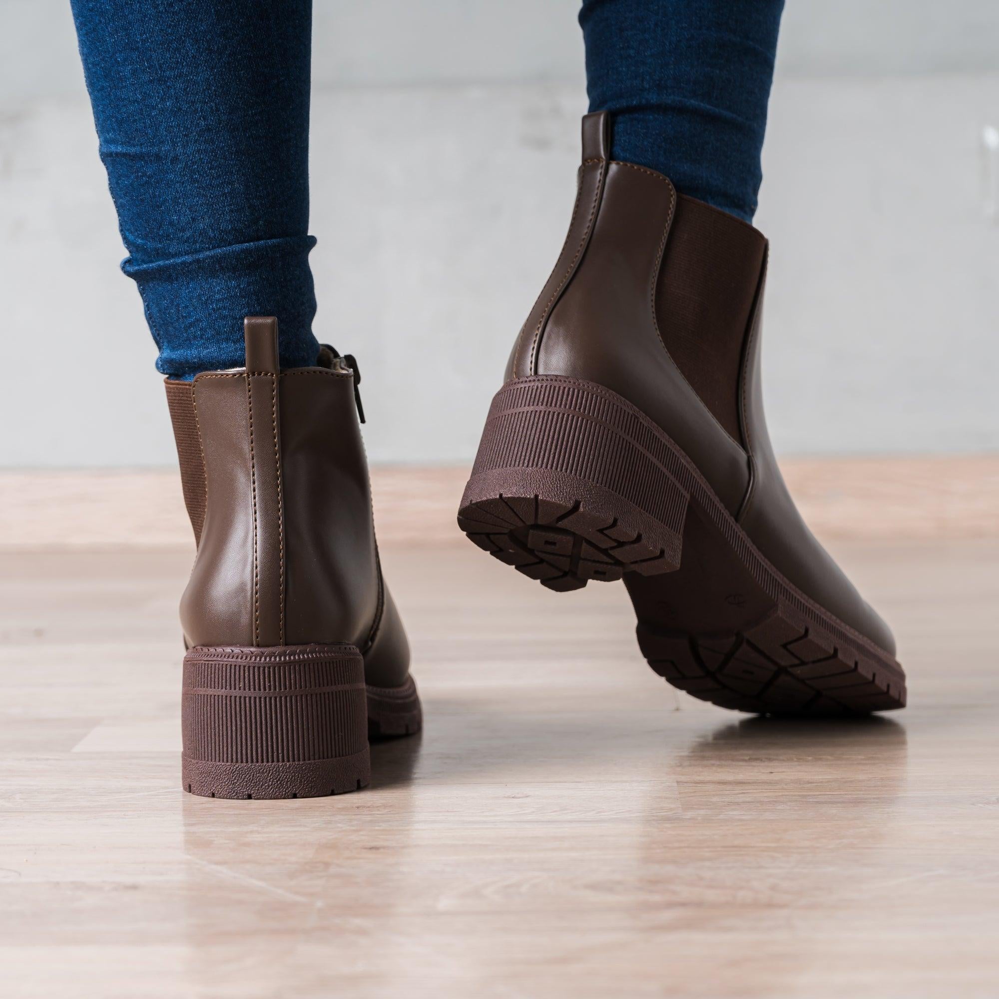 BOTAS MUJER AMSET MARRÓN - 3