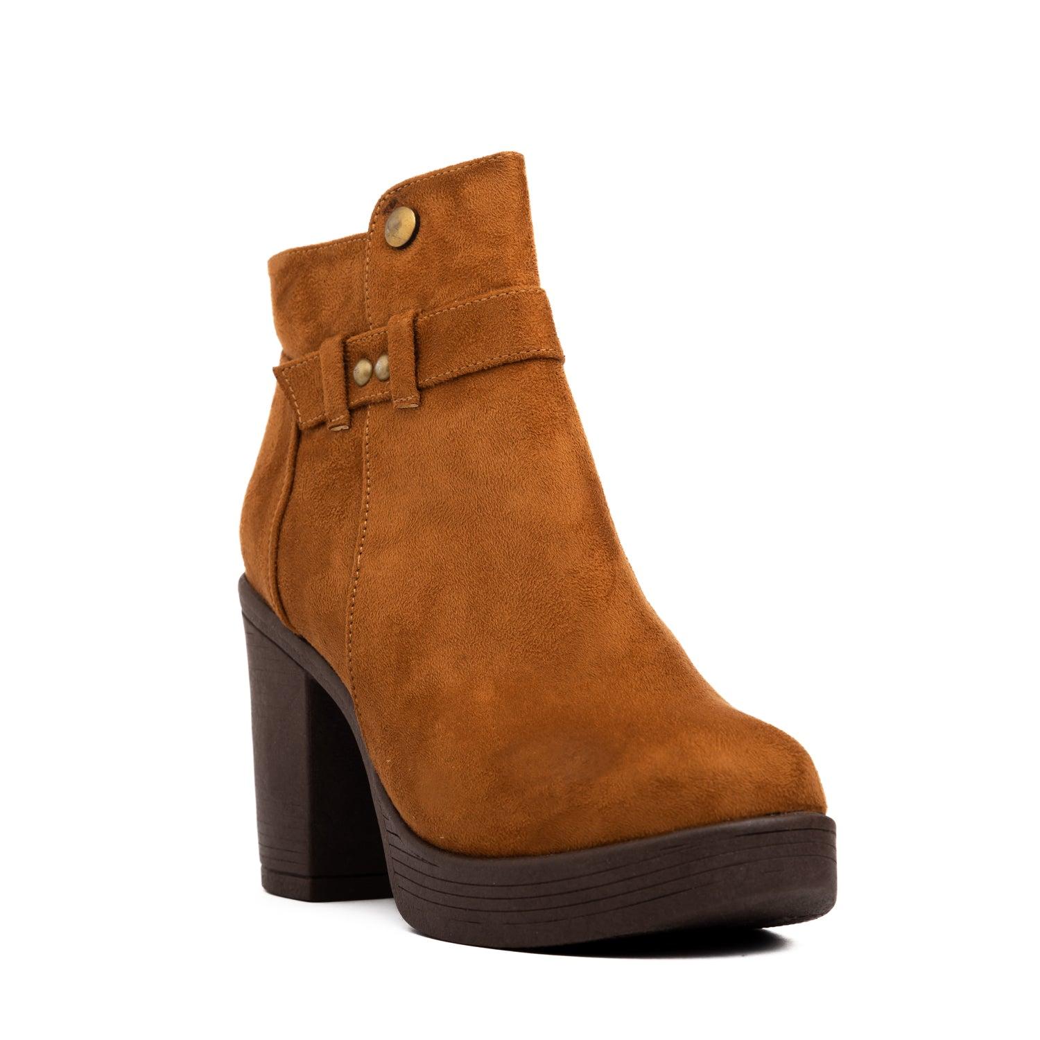 BOTINES MUJER BENDIGO CAMEL - 5
