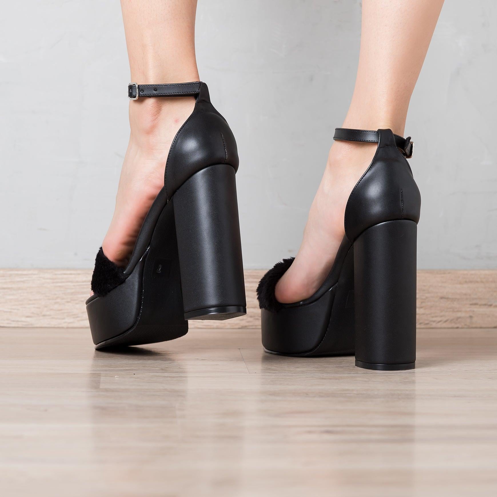 STILETTOS MUJER ZERI NEGRO - 3