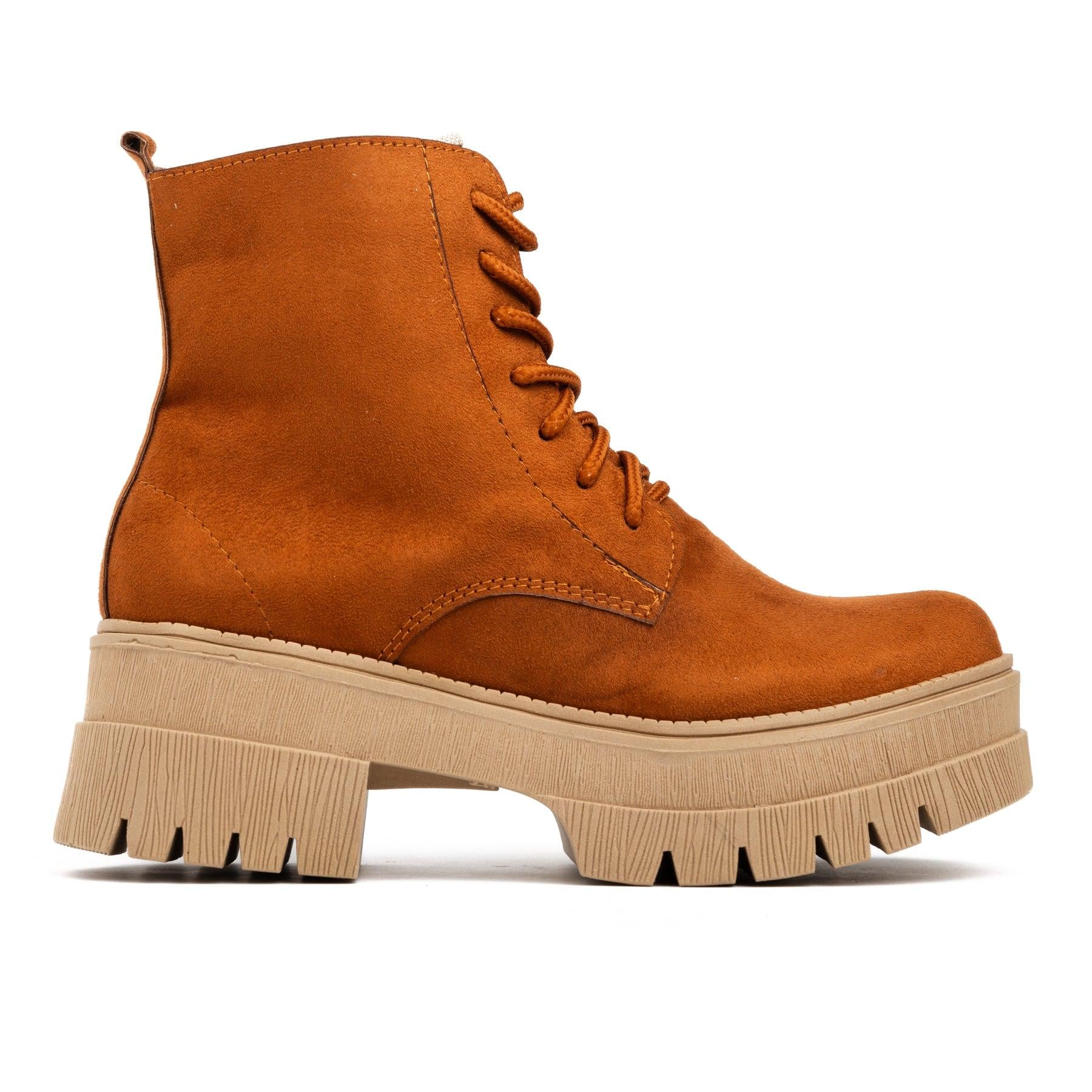 BOTAS MUJER SAN LORENZO CAMEL GAMUZA - 2