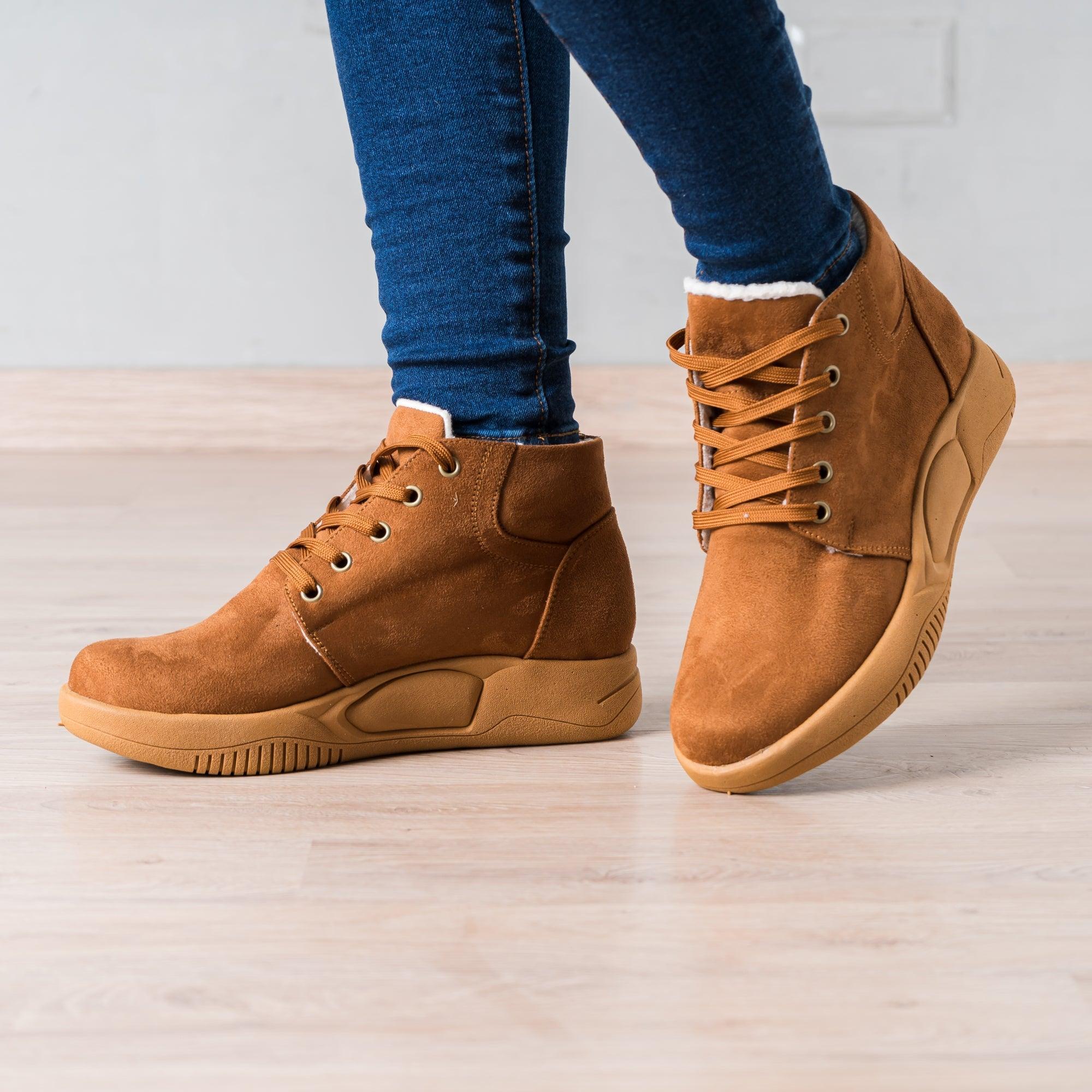 BOTINES MUJER FADILAH CAMEL - 1