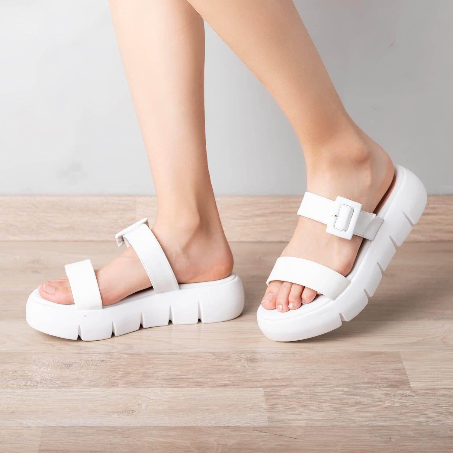 SANDALIAS CASALES MUJER HAKEEM BLANCO - 1