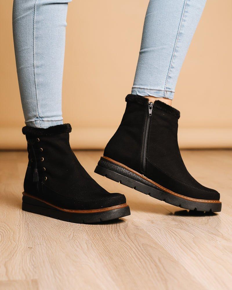 BOTINES MUJER BENI NEGRO - 1
