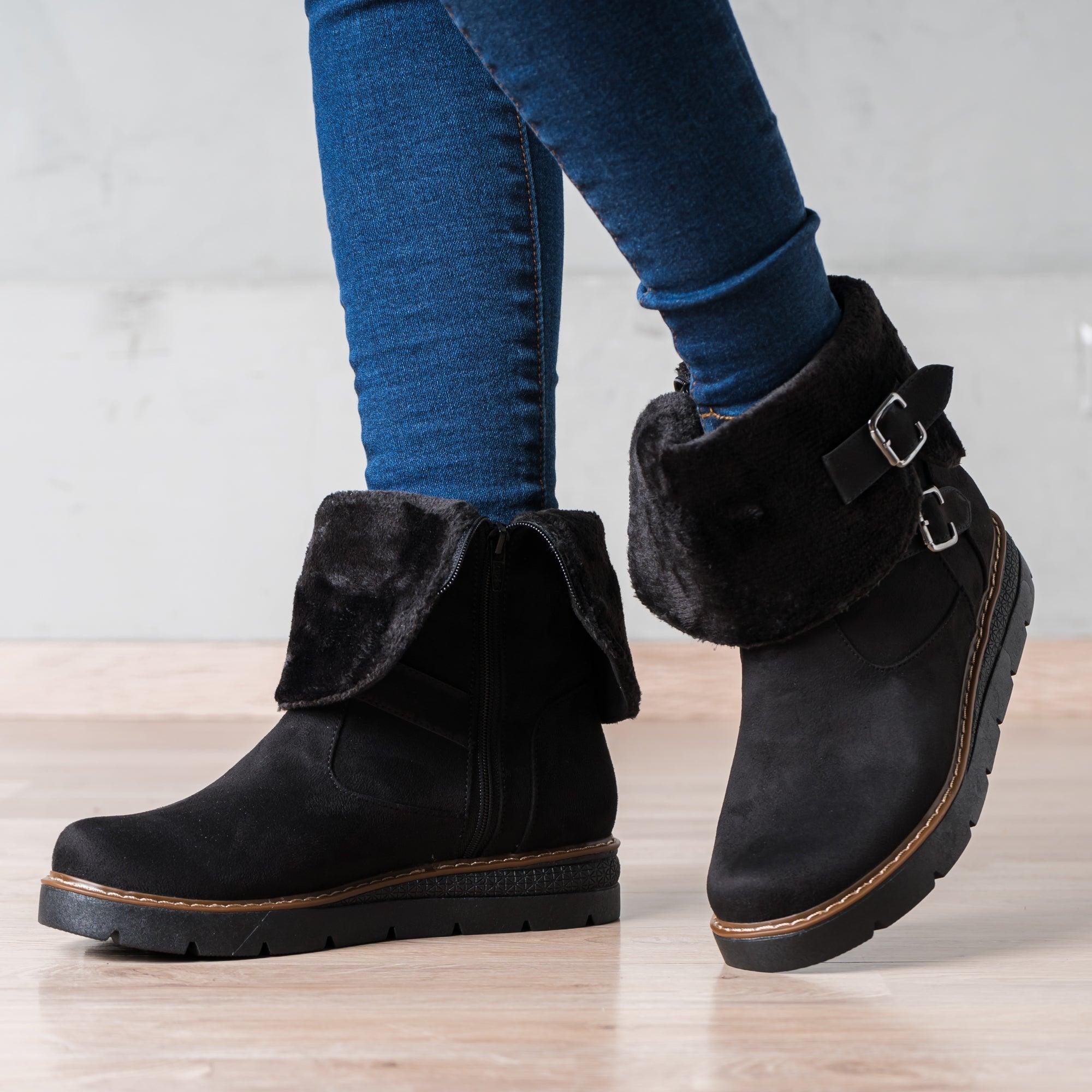 BOTAS MUJER TOPLEX NEGRO - 1