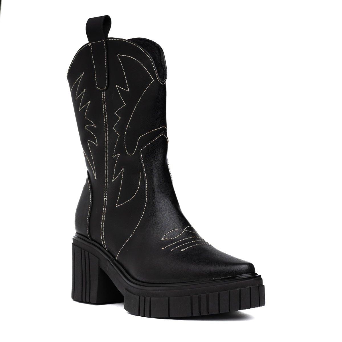 BOTINES MUJER WEST COAST NEGRO - 5