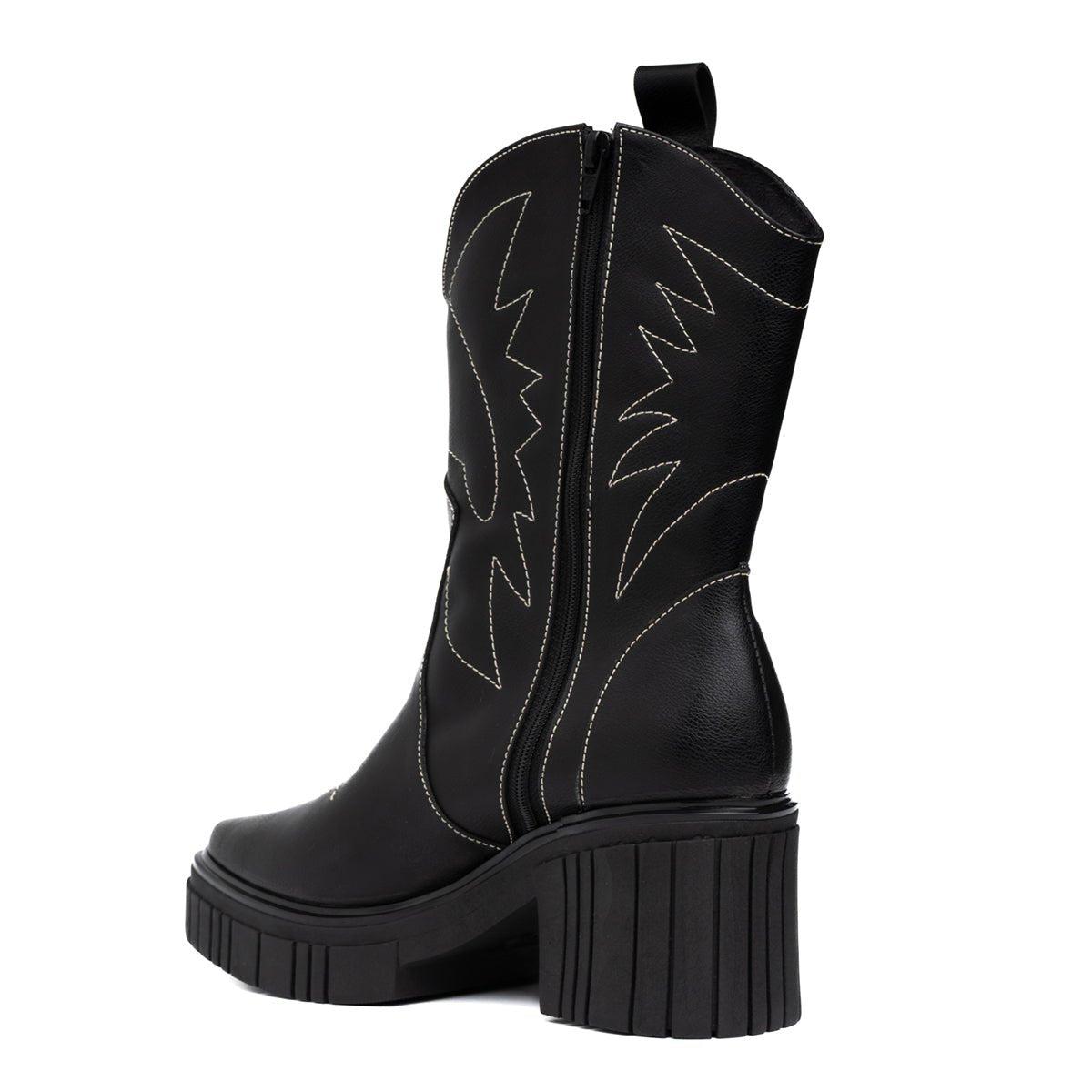 BOTINES MUJER WEST COAST NEGRO - 6