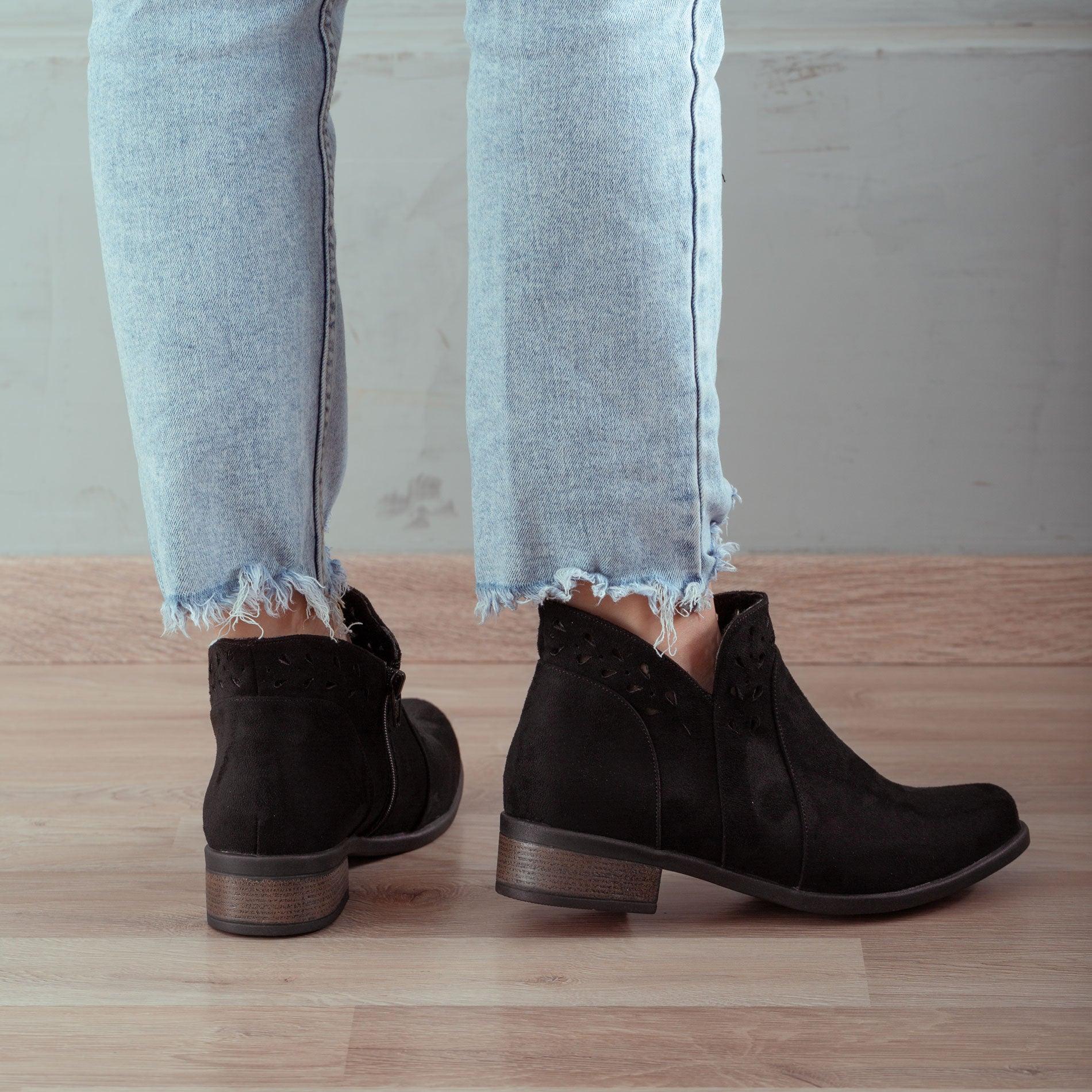 BOTINES MUJER GINZA NEGRO - 3