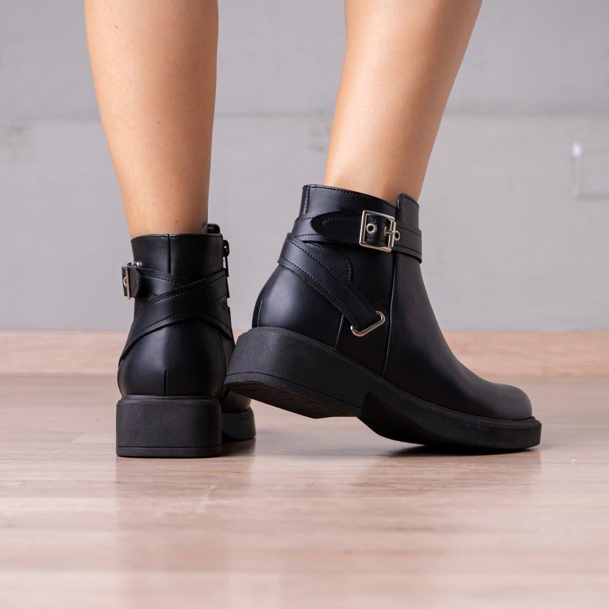 BOTINES MUJER YANINA NEGRO - 3