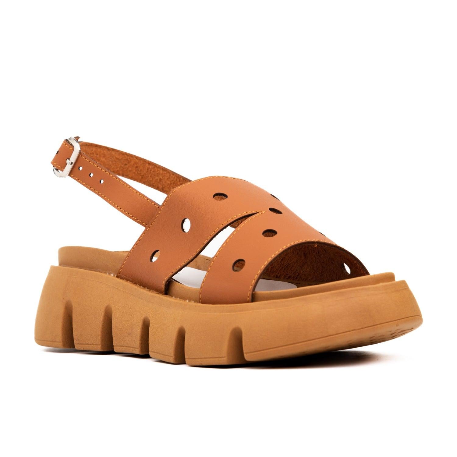 SANDALIAS CASUALES MUJER CARTAGO CAMEL - 5