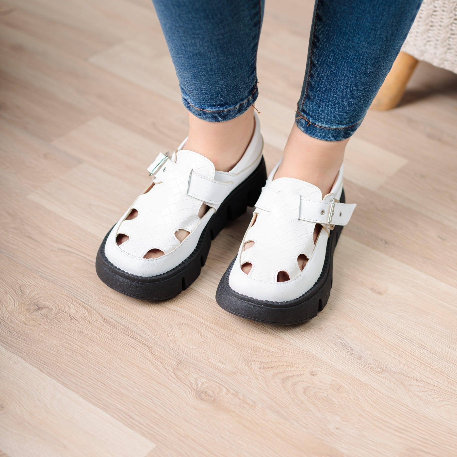 SANDALIAS CASUALES MUJER MOTIV BLANCO - 1